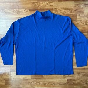 4/$15 Venezia blue turtleneck top